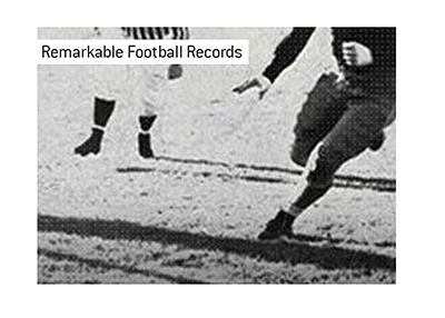 Rembarkable college football records. Two unbreakable ones took place in the same game in 1947.