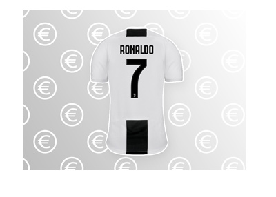 CR7 - Cristiano Ronaldo - Number 7 Juventus jersey / shirt - 2018/19 season.