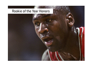 Rookie of the sales year michael jordan