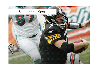 The NFL quarterback that has been sacked the most - Ben Roethlisberger.