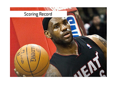 THe Lebron James scoring record will be a tough one to beat any time soon.