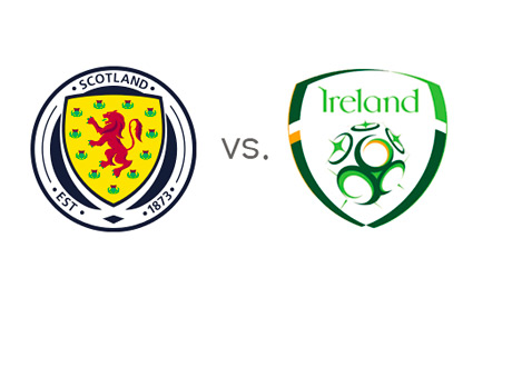 Football Matchup - Scotland vs. Ireland - Head to Head - Team Badges / Logos