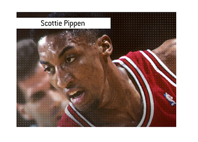 Scottie Pippen of the Chicago Bulls.