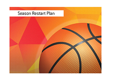 The biggest basketball league has laid down the plan for the season restart.