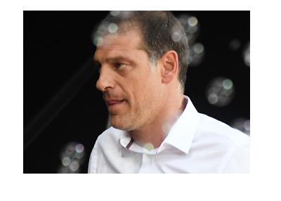 Slaven Bilic has a look of concern with the upcoming game against Tottenham Hotspur.  His job might be on the line.