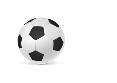 Soccer ball - Football - Clear image isolated on white.