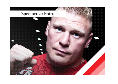 Brock Lesnar stunned skeptics and made an immediate impact by quickly dominating his opponent in his explosive professional MMA debut fight.