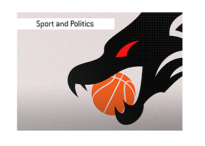 Politics and sport mix.  Basketball and China are in the spotlight.