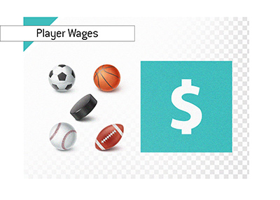 Sports player wages - Median salary - Year is 2018.