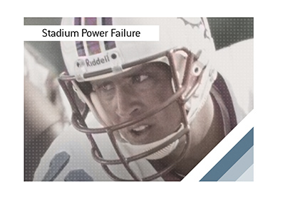 The first Monday Night Football blackout occurred in 1997 at Soldier Field, stopping play for 27 minutes.