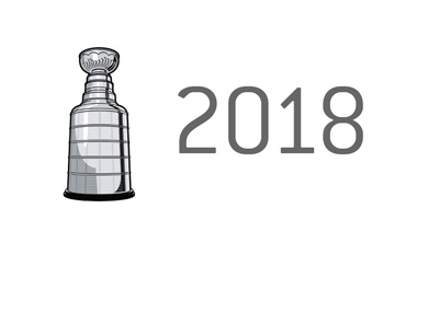 The Stanley Cup trophy 2018 is up for grabs.