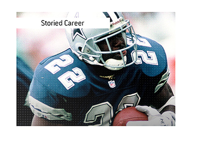 Emmitt Smith had a storied career in the NFL and an impressive title to go with it.