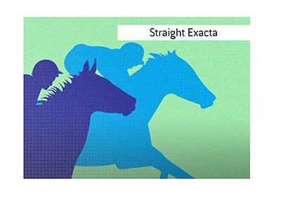 The King explains the meaning of the term Straight Exacta, when it comes to the sport of horse racing and the practice of betting on it.