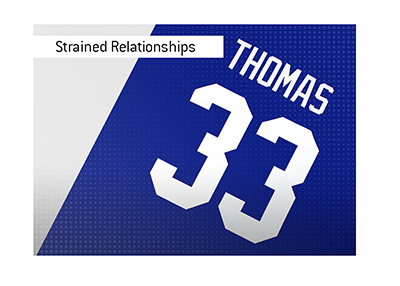 Duane Thomas and his contract troubles led to strained relationships with his teams.