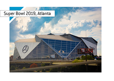 Super Bowl 2019 is taking place at the Mercedes Benz Stadium in Atlanta, Georgia.