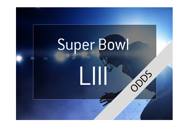 Super Bowl LIII - Betting odds - Concept graphic.