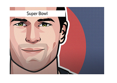 Tom Brady - The legendary American football player has six Super Bowl rings and is looking for more.