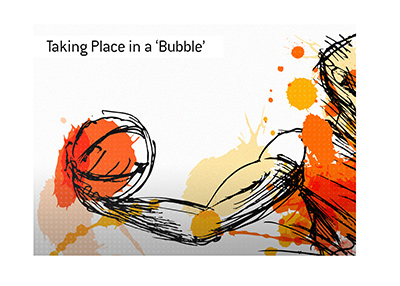 This year the North American top basketball league will take in one location. In a bubble.