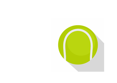 Tennis ball - Illustration - Simple.