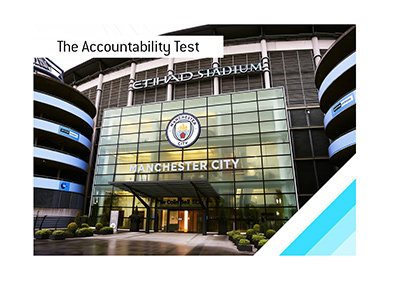 The Etihad Stadium entrance from a low, angled viewpoint.