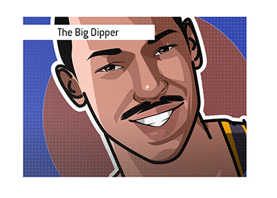 Legendary Wilt Chamberlain - Illustration - The Big Dipper.
