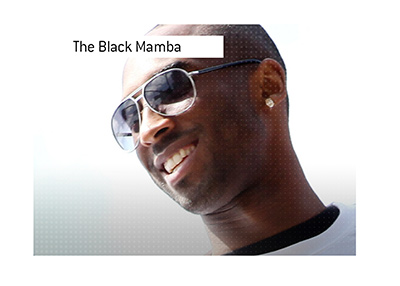 One of the most famous basketball stars - The Black Mamba.