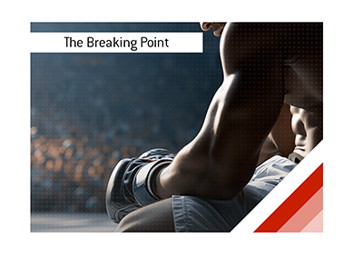 Mixed Martial Arts fighter reaches a breaking point.