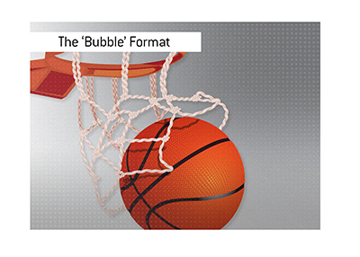 The 2020 NBA season - Bubble Format.