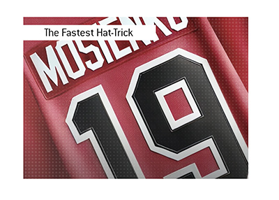 The fastest hat trick in NHL hockey belongs to...