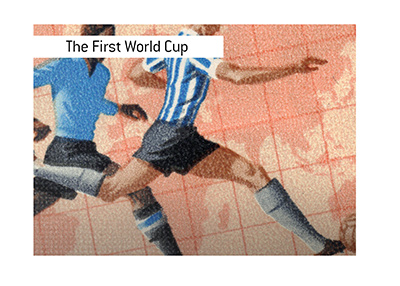 The first World Cup took place in Montevideo, Uruguay in 1930.