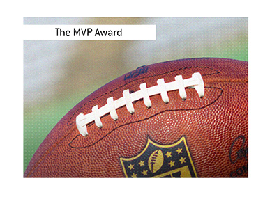 The MVP award winner list in the NFL is dominated by quarterbacks.