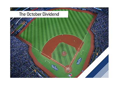 The overhead view of a packed Rogers Centre, home of the Toronto Blue Jays, during the 2025 World Series.