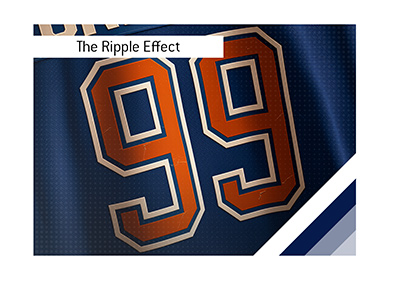 Close-up of Wayne Gretzky