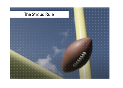 The Stroud Rule in the NFL explained. The story of the extremely tall player Morris Stroud.