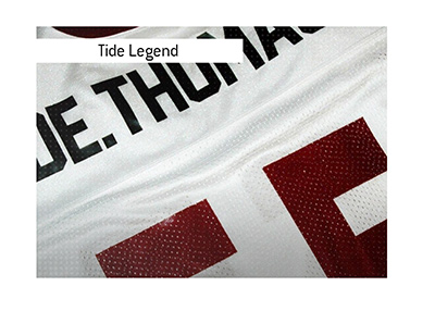 Derrick Thomas - Alabama Crimson Tide legendary player.