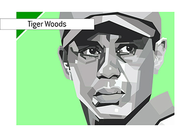 Tiger Woods is winning again and that is good news. Illustration.