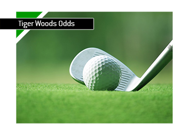 The update on Tiger Woods odds.  Woods is in good shape this season.