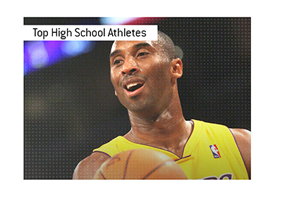 In photo: Kobe Bryant was one of the top high school athletes of all time.