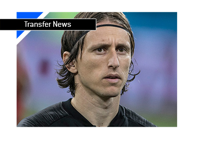 Luka Modric is eying a move to Inter Milan after an epic spell at Real Madrid. Year is 2018.