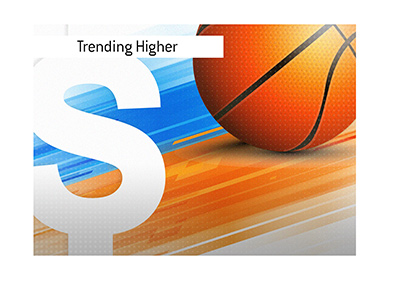 Sports betting is trending in the United States.