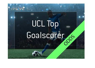 The UEFA Champions League top goalscorer odds - Illustration with text.