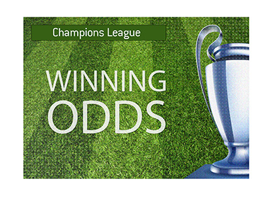 The UEFA Champions League quarter-finals winning odds. The year is 2019.