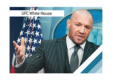 Conor McGregor, the famous MMA fighter, during his visit to the White House.