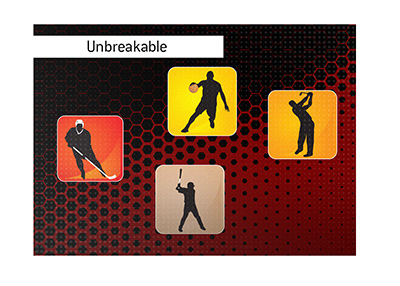 The unbreakable sports records.  Hockey, baseball, basketball and golf.