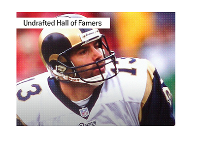 The Undrafted Hall of Famers in the NFL. There are 17 of them so far.
