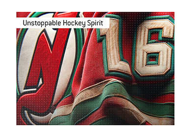 Unstoppable hockey spirit.  A tale of resilience.