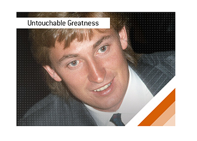 Between 1981 and 1986 Wayne Gretzky recorded four 200-point seasons, a level of offensive dominance that no player before or since has ever approached.