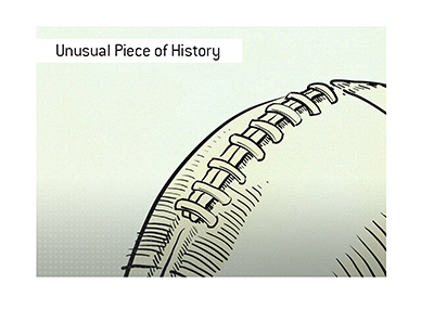 The mystery 12th man. Unusual piece of football history.