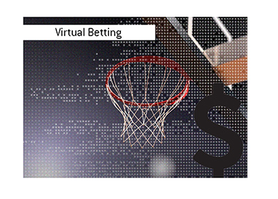 Virtual Basketball Betting - Illustration.