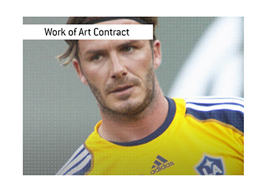 David Beckham and the work of art contract with the MLS and LA Galaxy.